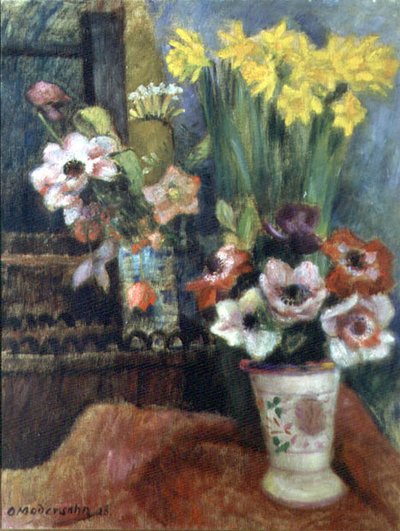 Natura morta di fiori, 1928 da Otto Modersohn